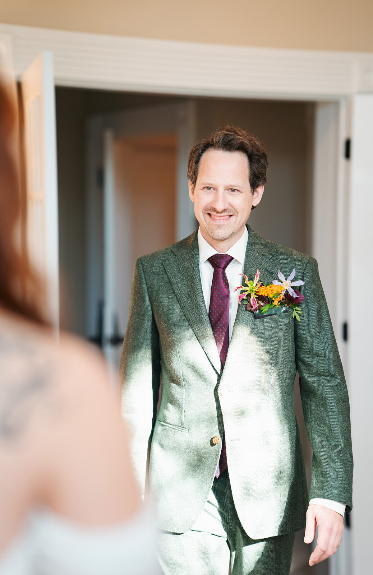 Olio wedding portraits in Peabody MA blending industrial elegance with natural candid moments.