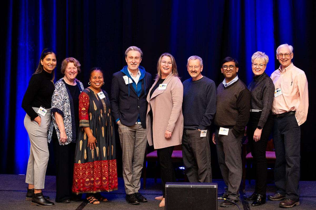 Ottawa event photos showing a team of male and female organizers of a multi-day corporate conference at the Westin Hotel.  Captured by JEMMAN Photography COMMERCIAL