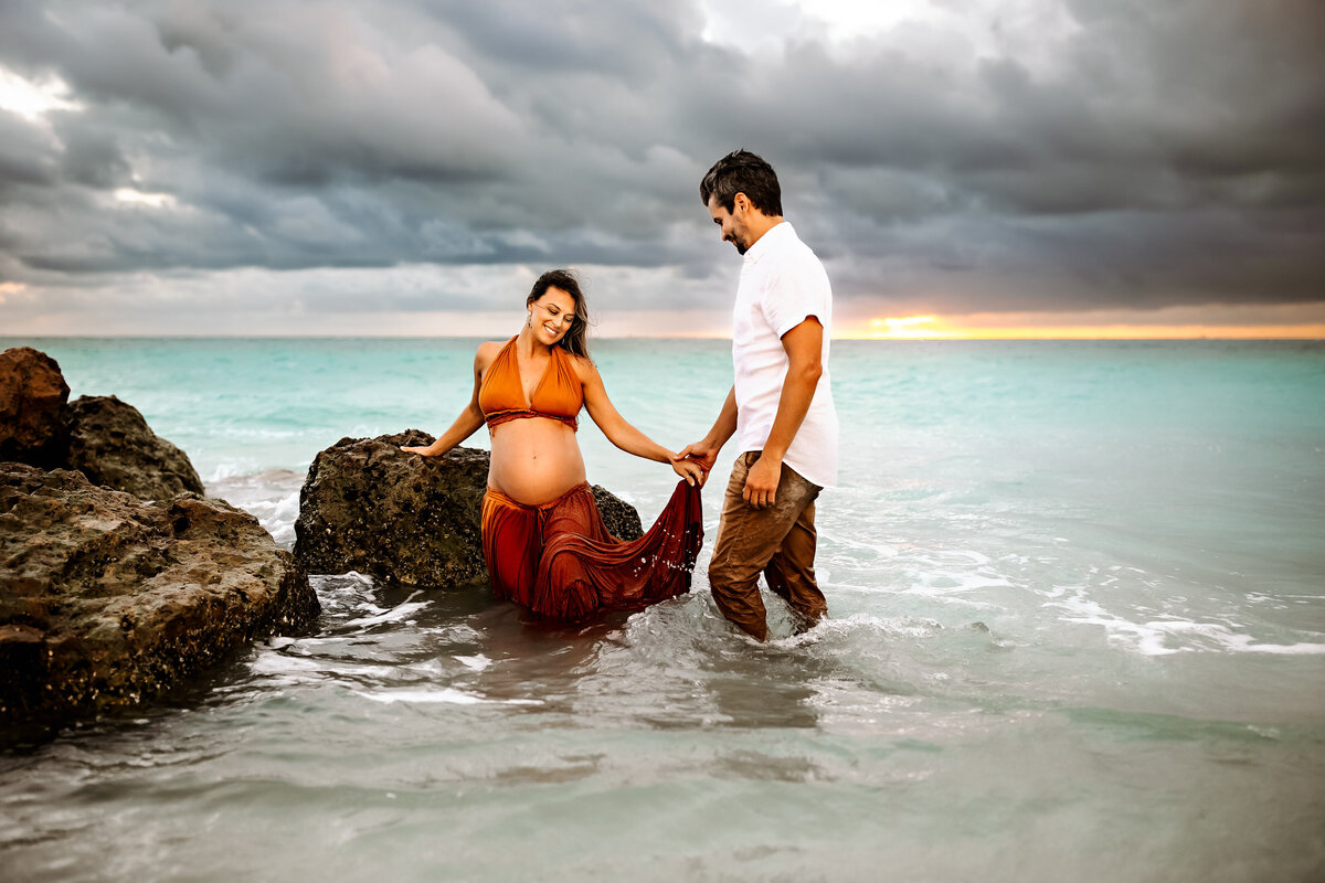 anna maria island maternity photoshoot