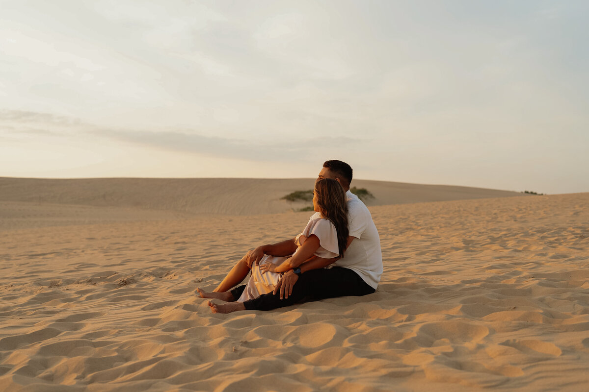 beach engagement photos