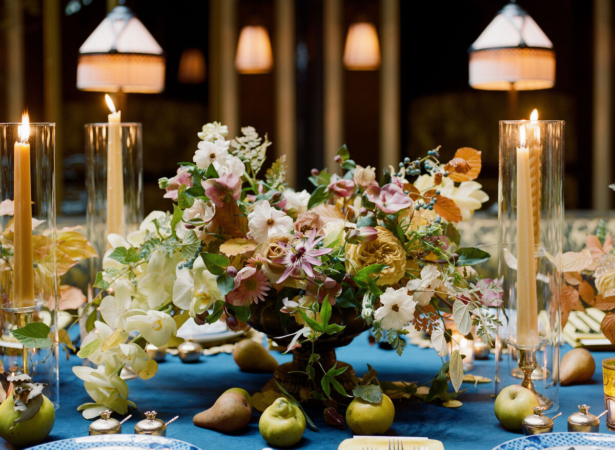 Elegant centerpiece New York k wedding