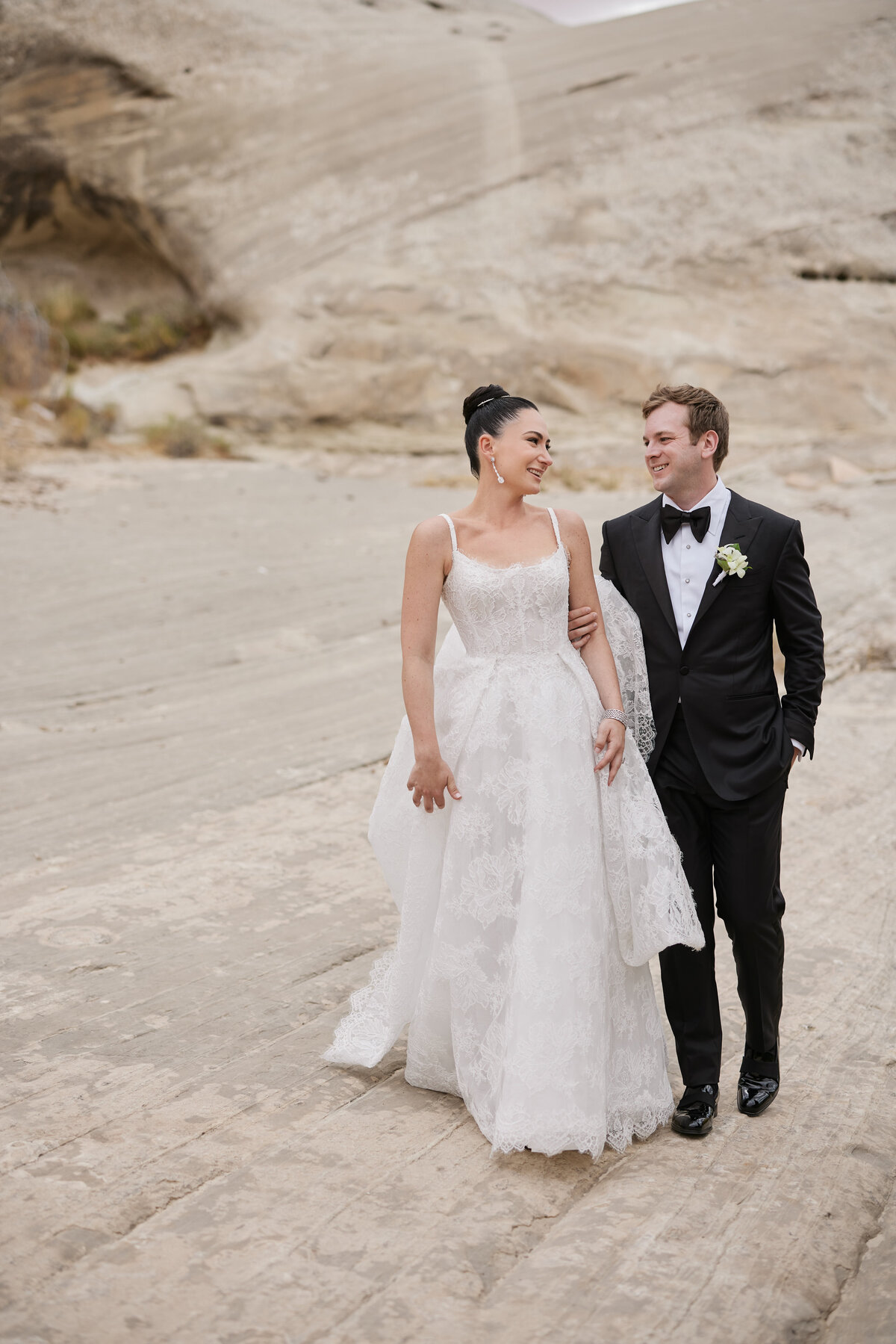 First look at rock formations at Amangiri Utah