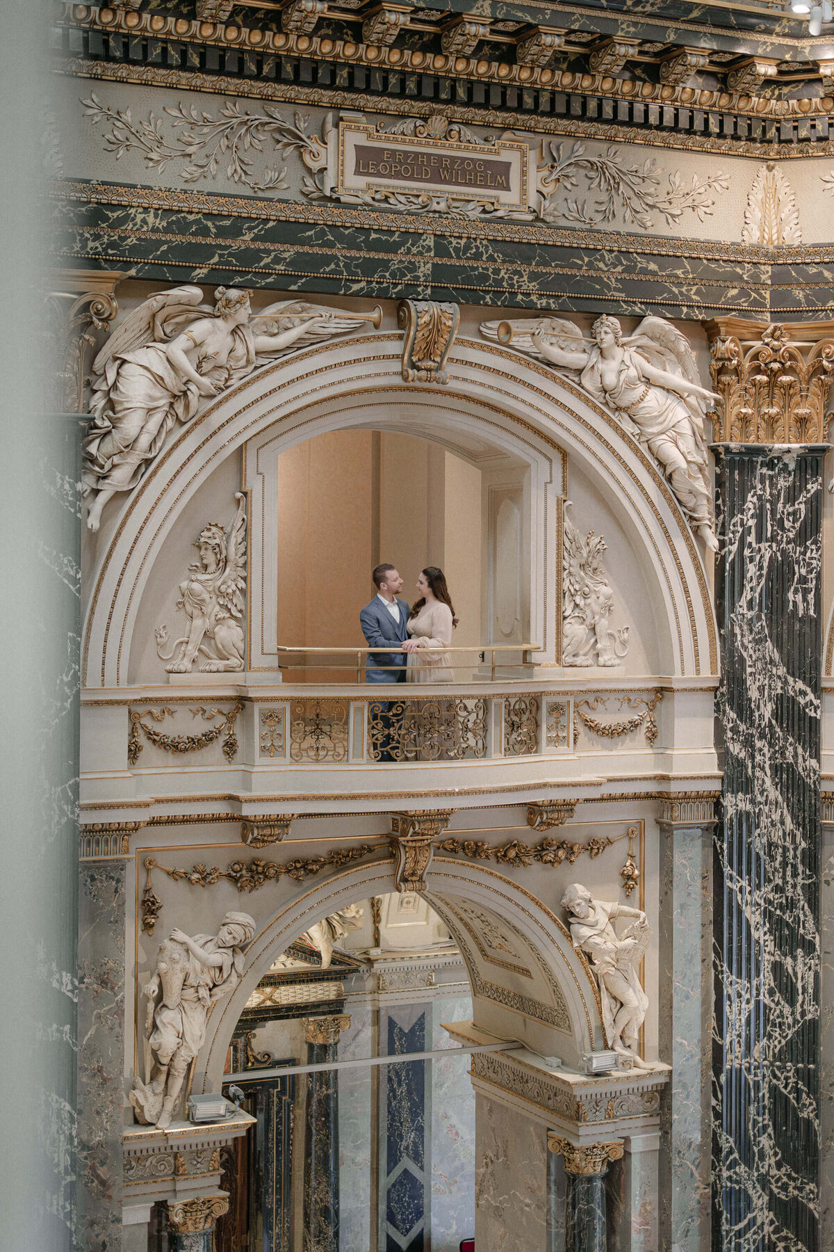 Engagement in Fine Art Museum in Vienna