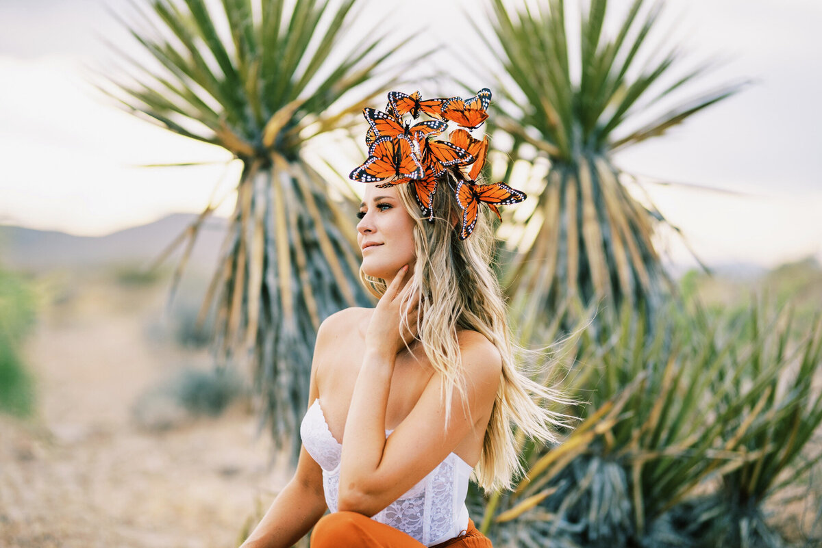 Floral Headpiece - Kristen Kay Photography - MyloFleur Florist-8023