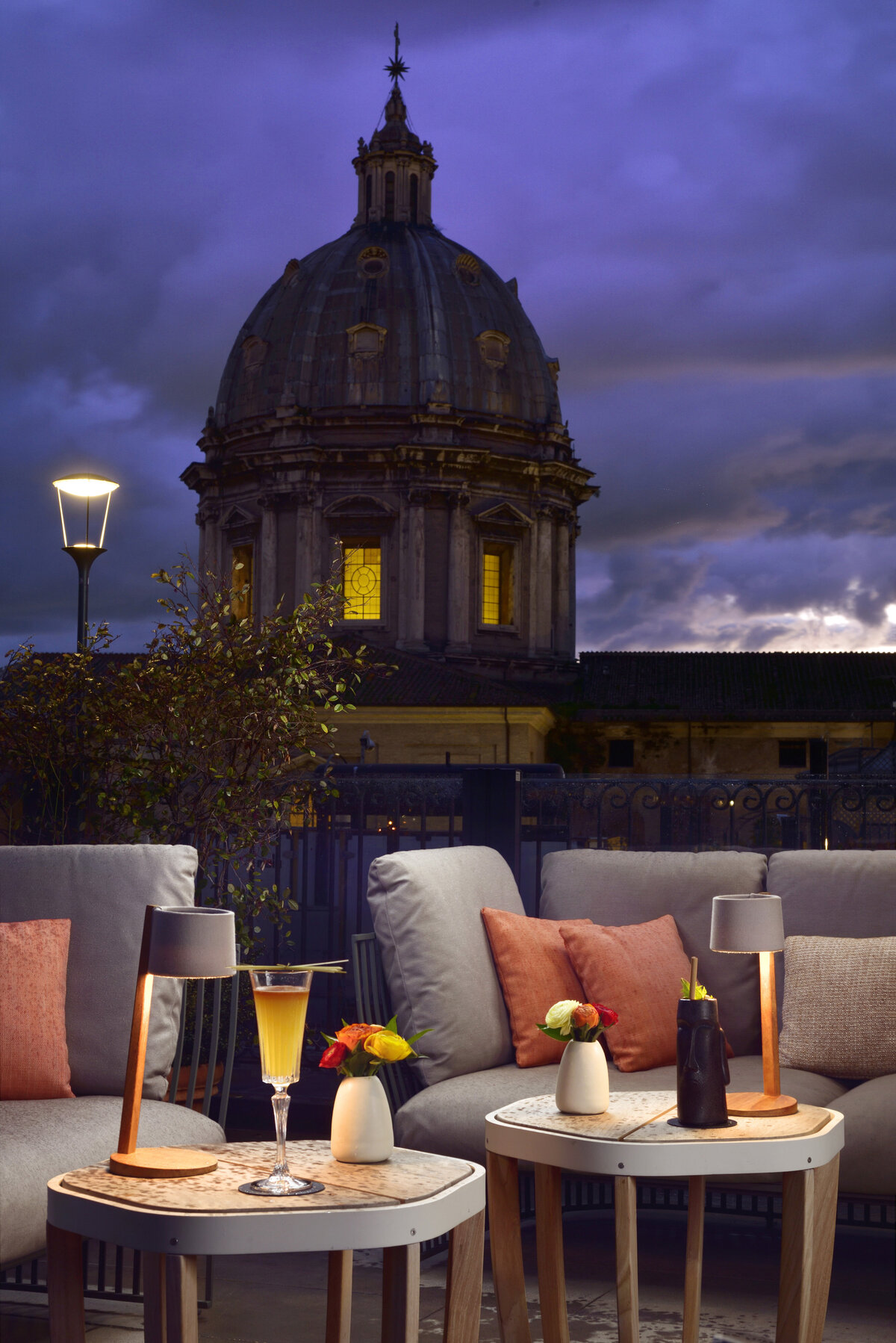 Waterstone - Hotel L'Orologio - Rome - Italy - Luxury Boutique Hotel - 22_HOR Terrazza sera