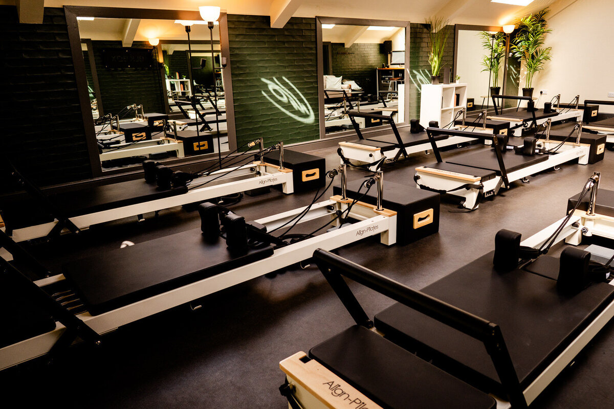 a reformer pilates studios interior photograph