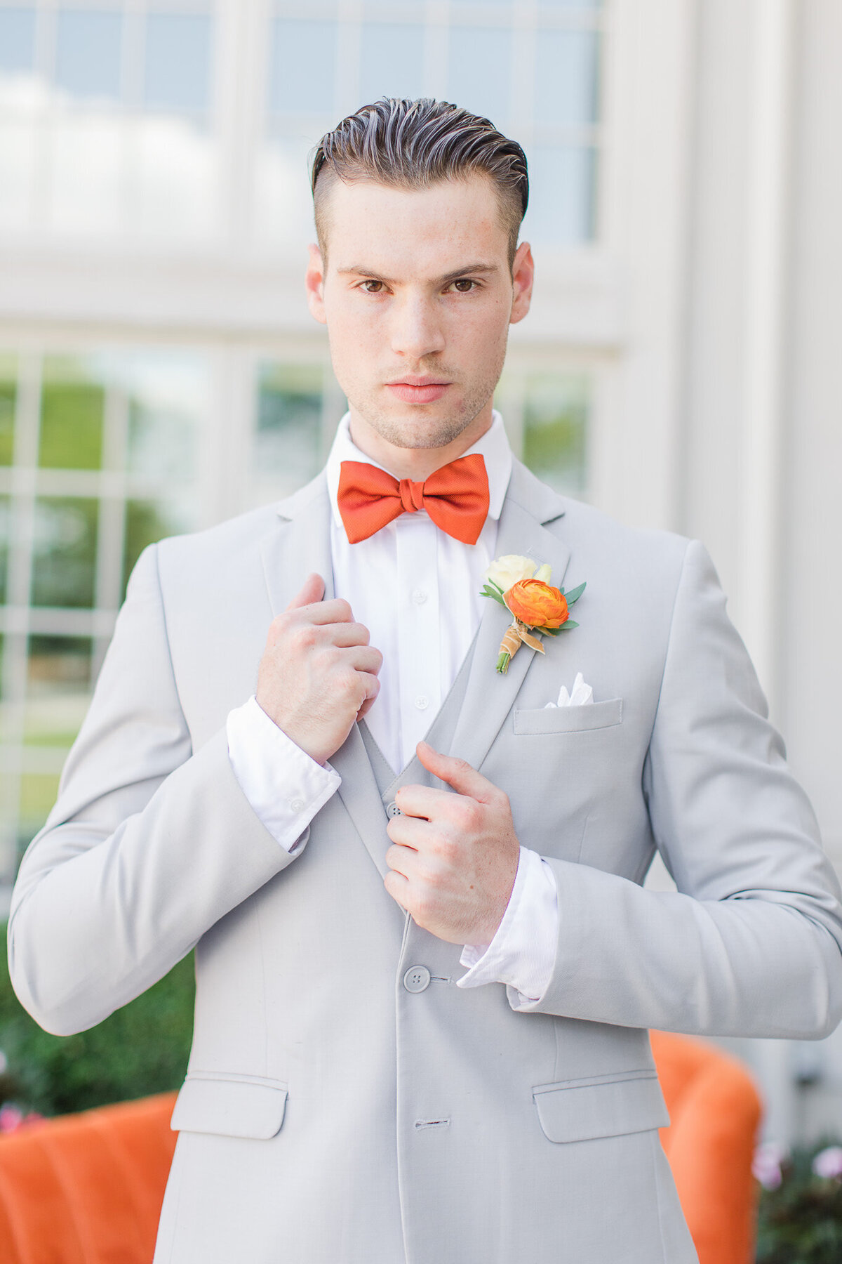 Orange_Inspired_Wedding_Palette_in_the_front_of_Park_Chateau_Estate_and_Gardens_in_East_Brunswick-3