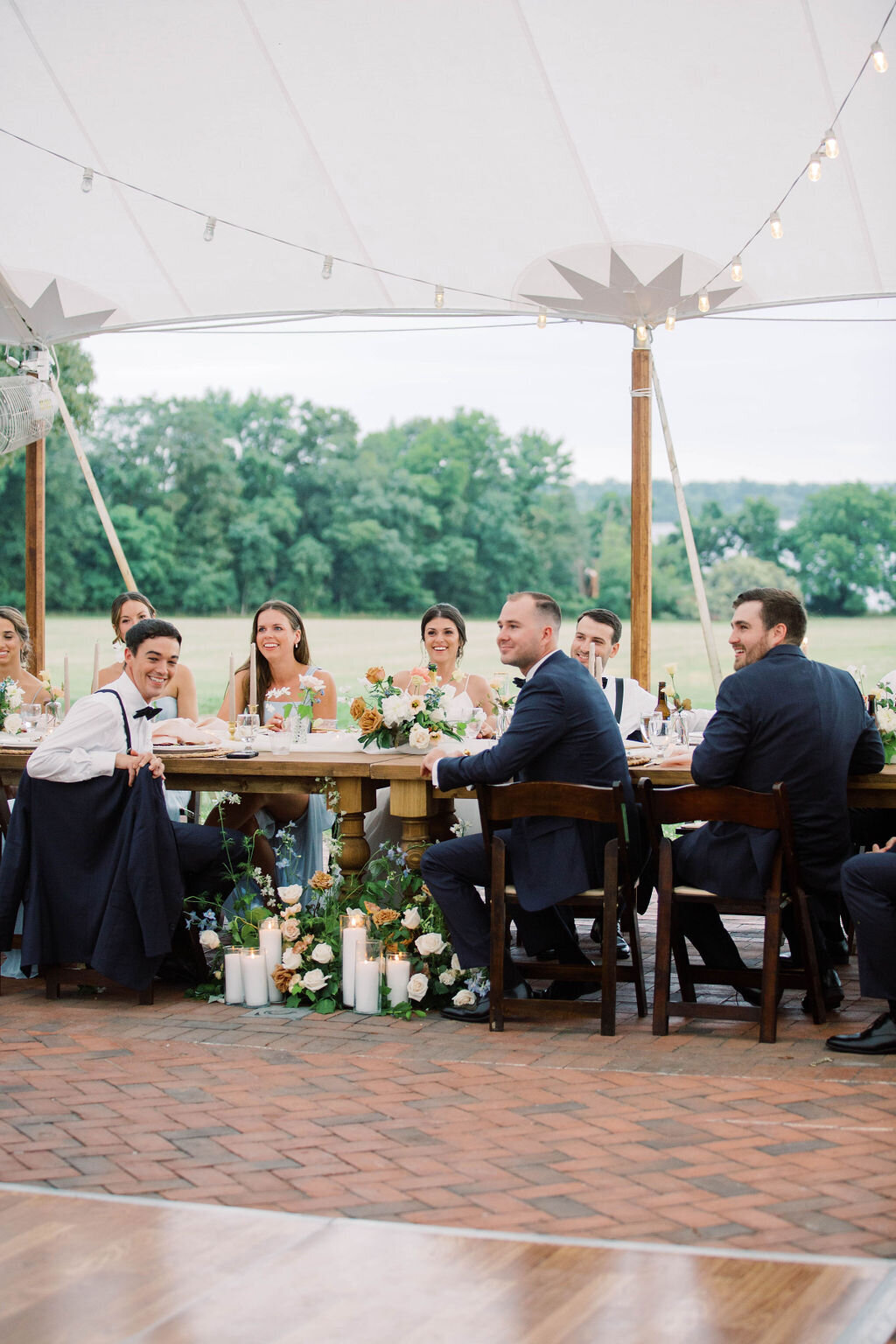 Kate Campbell Floral Summer Tented Wedding at Brittland Estate by Ashley Boyan Photography-121