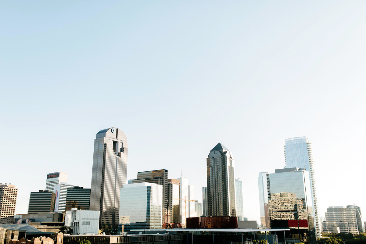 Eric & Megan - Downtown Dallas Rooftop Proposal & Engagement Session-8
