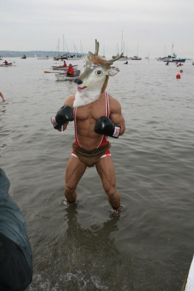 Brent Ray Fraser Mr Deer Polar Bear Swim English Bay 2011_24
