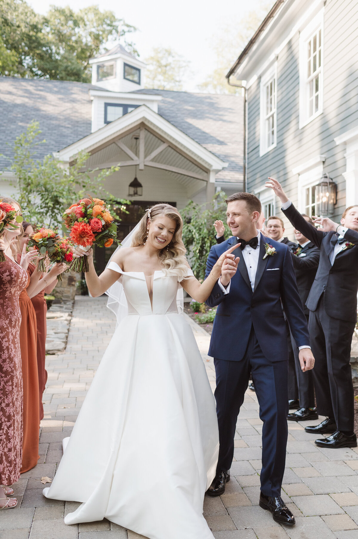 wedding party fun photo