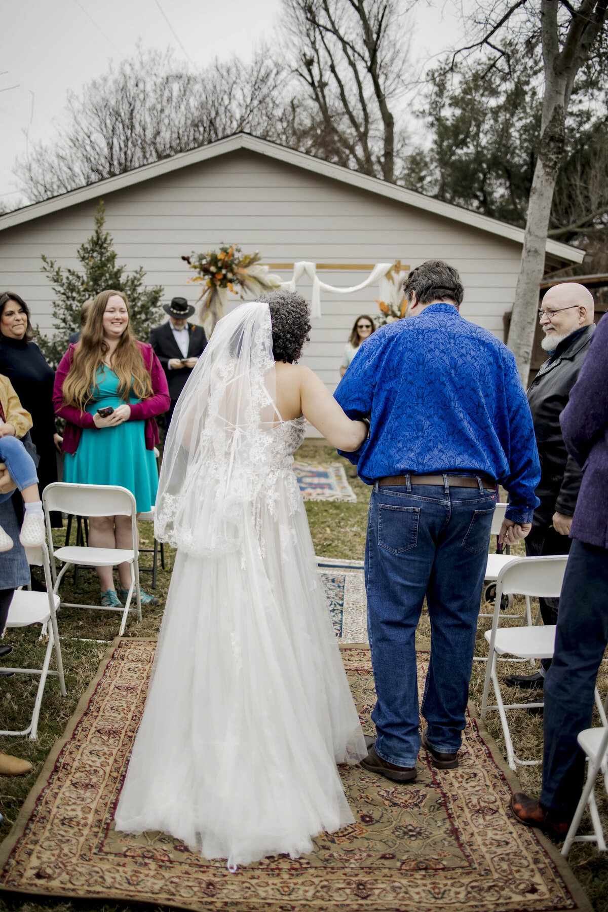 a backyard wedding in dallas texas