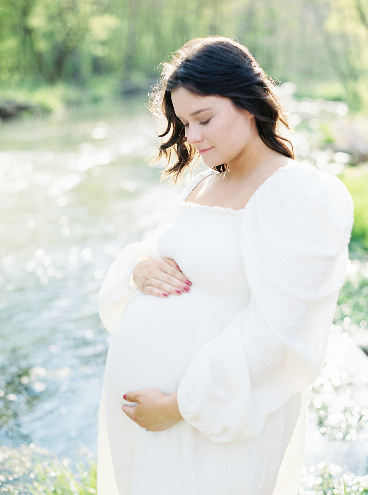 natural light maternity photography 