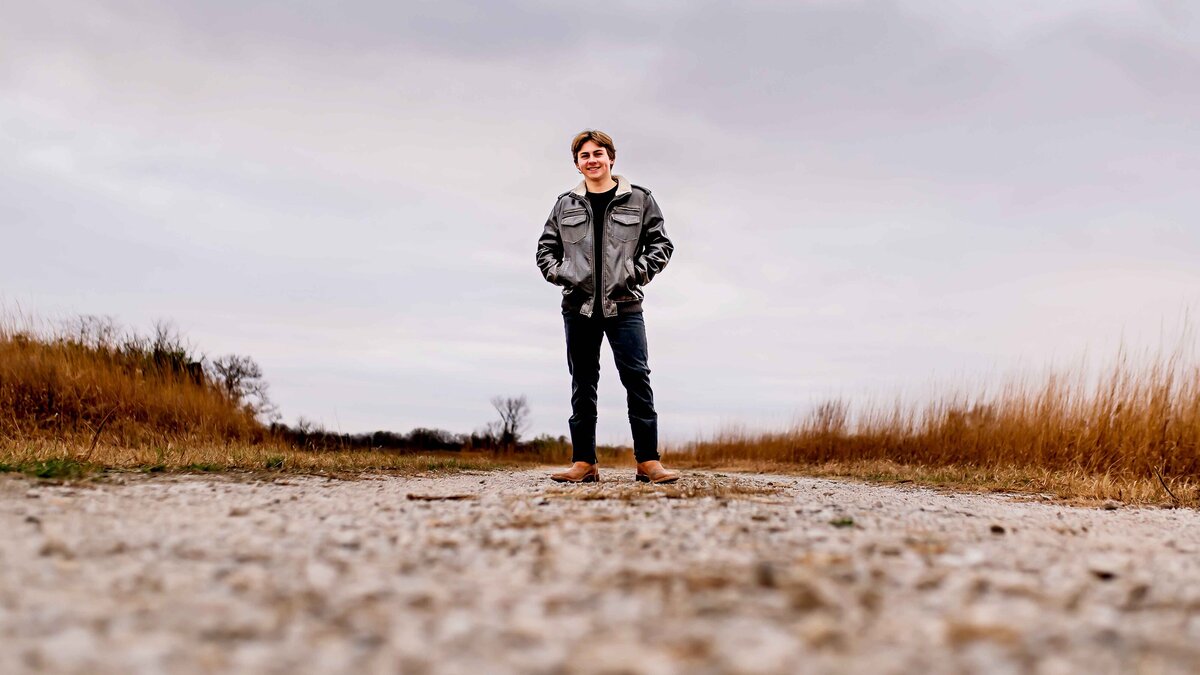 senior boy photo