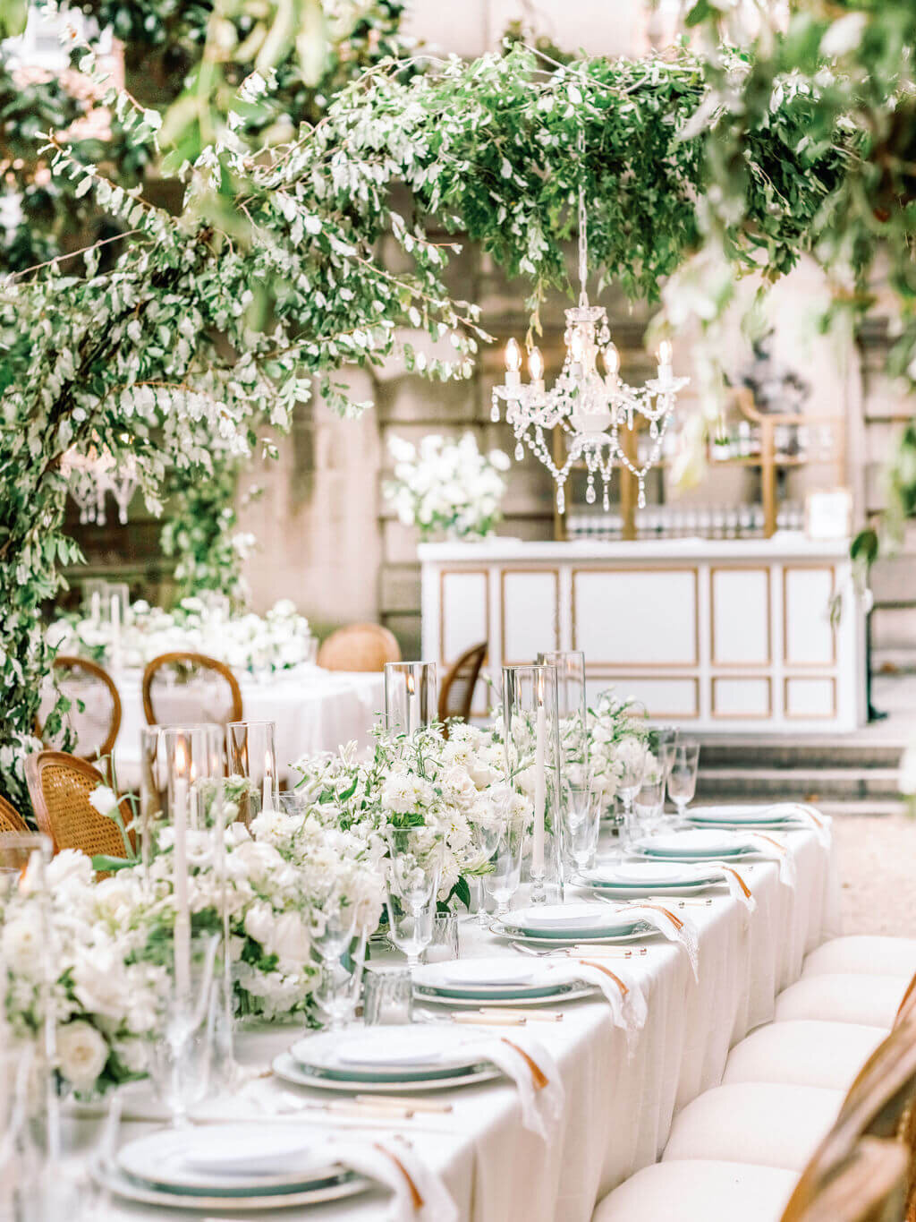 carolina-tyler-wedding-reception-greenery-arch-springvale-floral