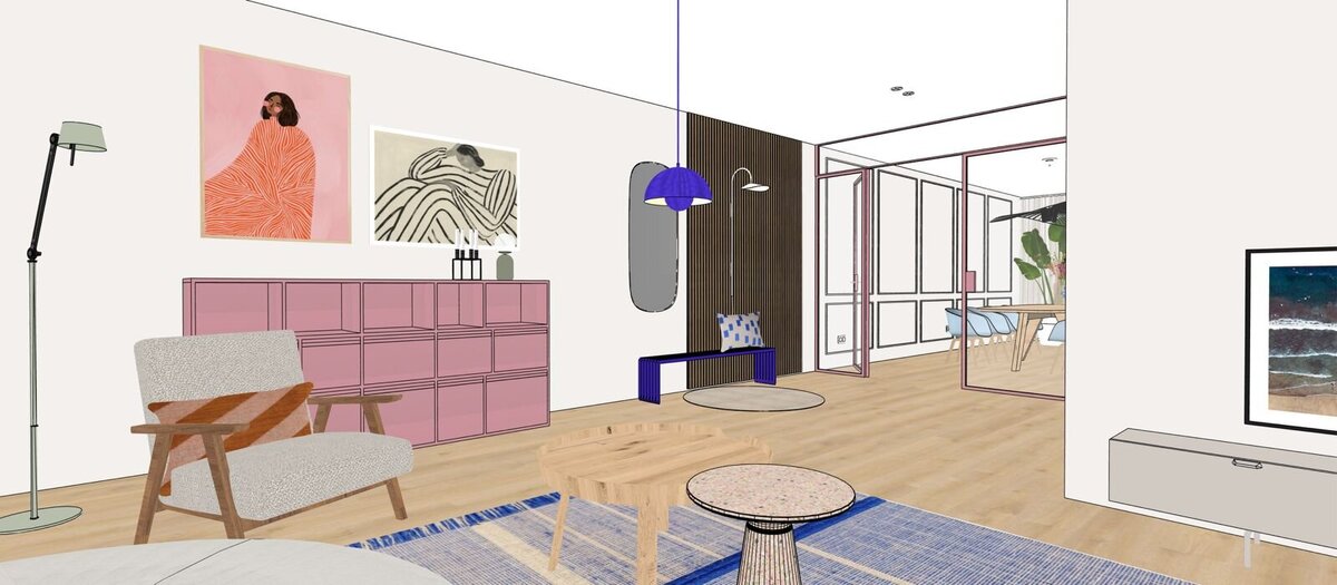 Ontwerp 3D op maat Nine Dots Casa Perfetta