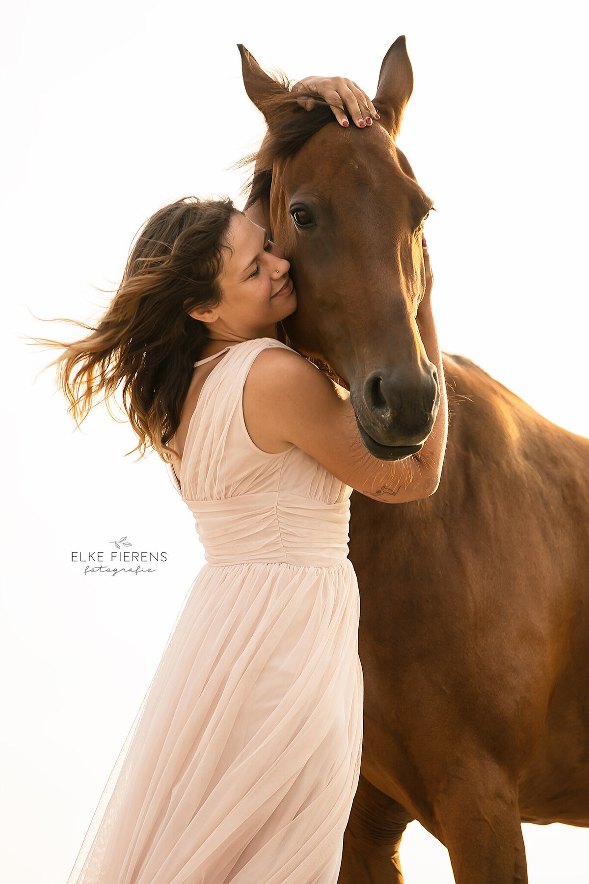paardenfotograaf - romantische foto - strand
