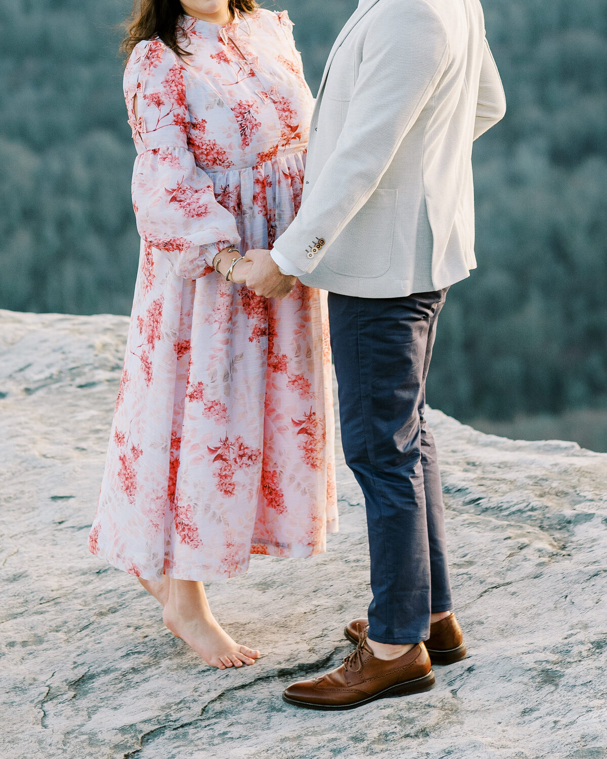 The Fourniers | Grandfather Mountain Engagement-84