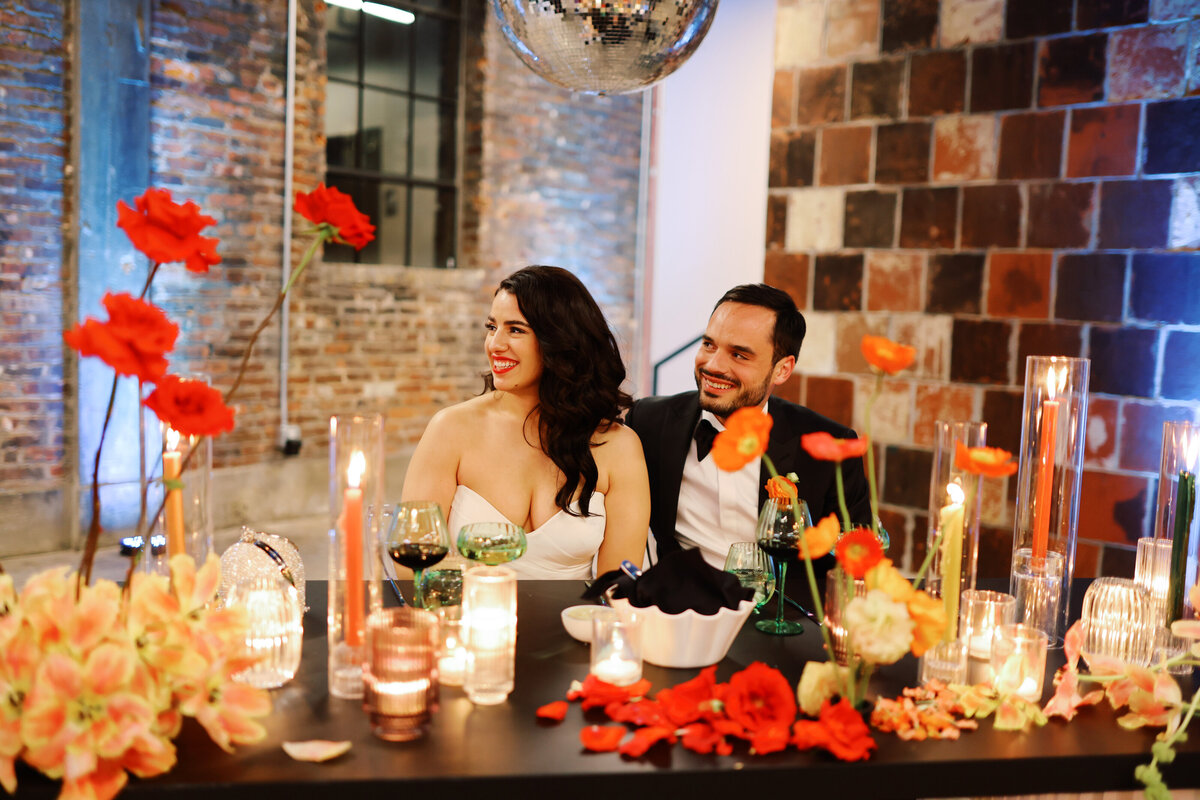 Colorful and Modern Wedding Reception in Washington DC 36