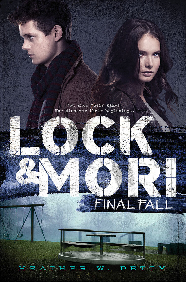 Promotional poster for 'Lock & Mori' series, featuring a suspenseful design with dark tones and intense character portraits.