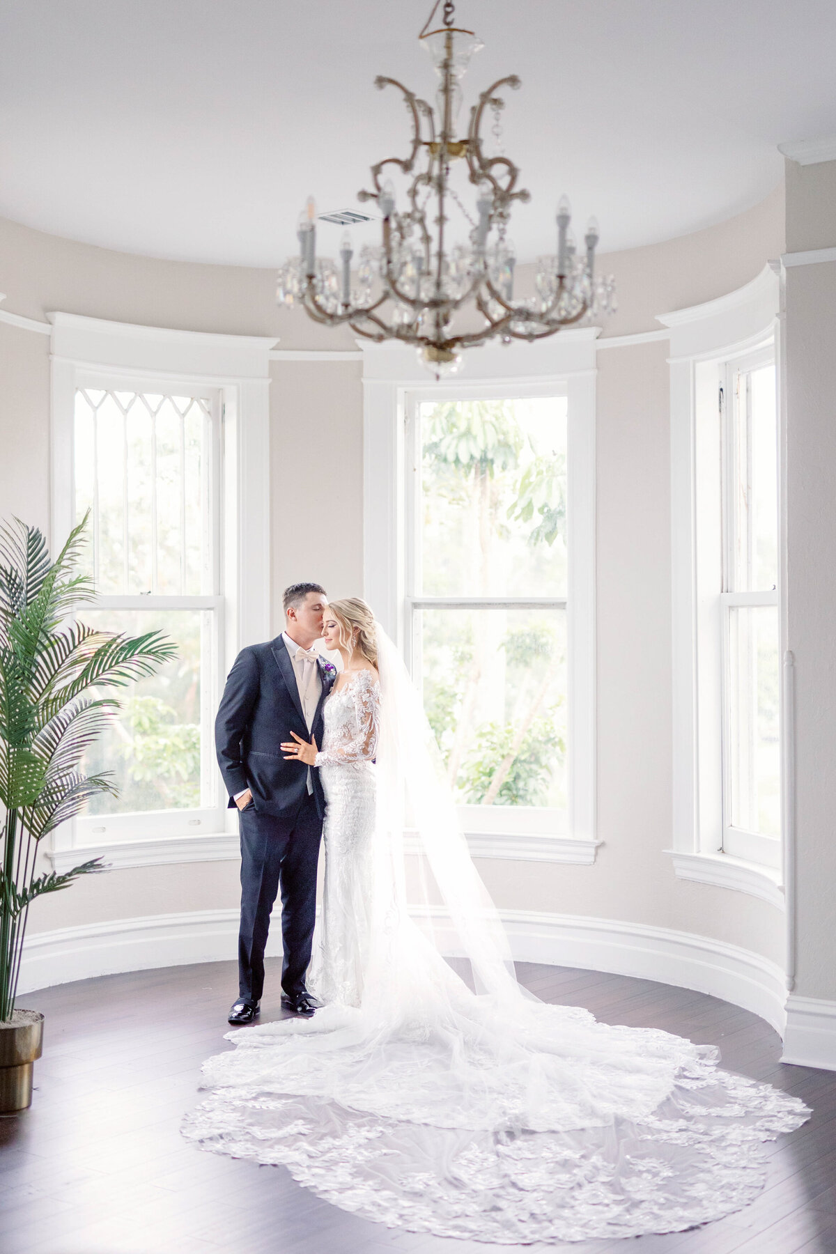 Justin & Cassidy - The Heitman House - Wedding Portraits - Fort Myers Wedding Photographer-349
