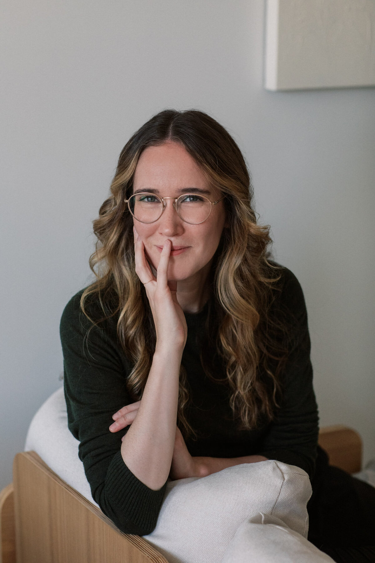 portrait of author adrienne tooley in brooklyn