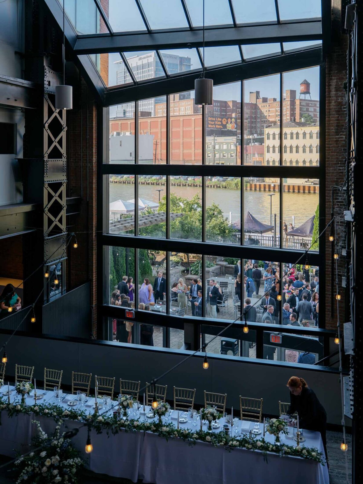 Windows on the River wedding in Cleveland