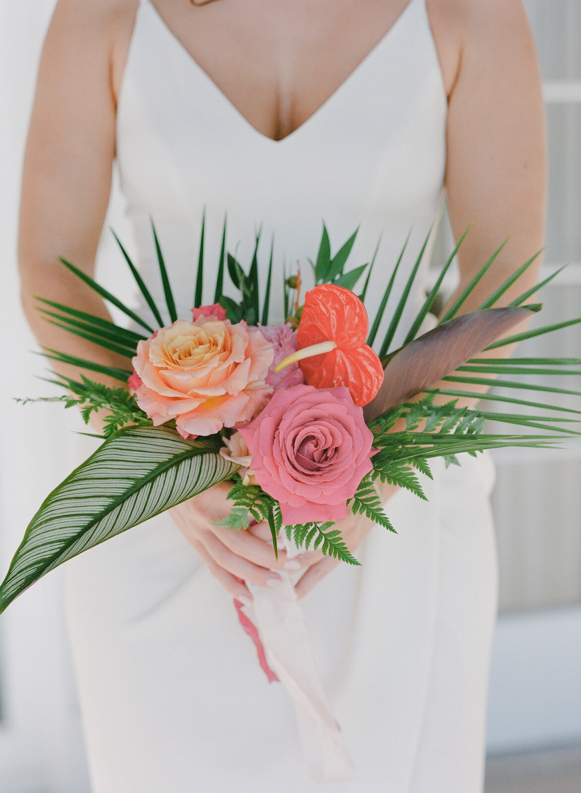 Kate-Murtaugh-Events-tropical-wedding-bridesmaid-bouquet-Key-West