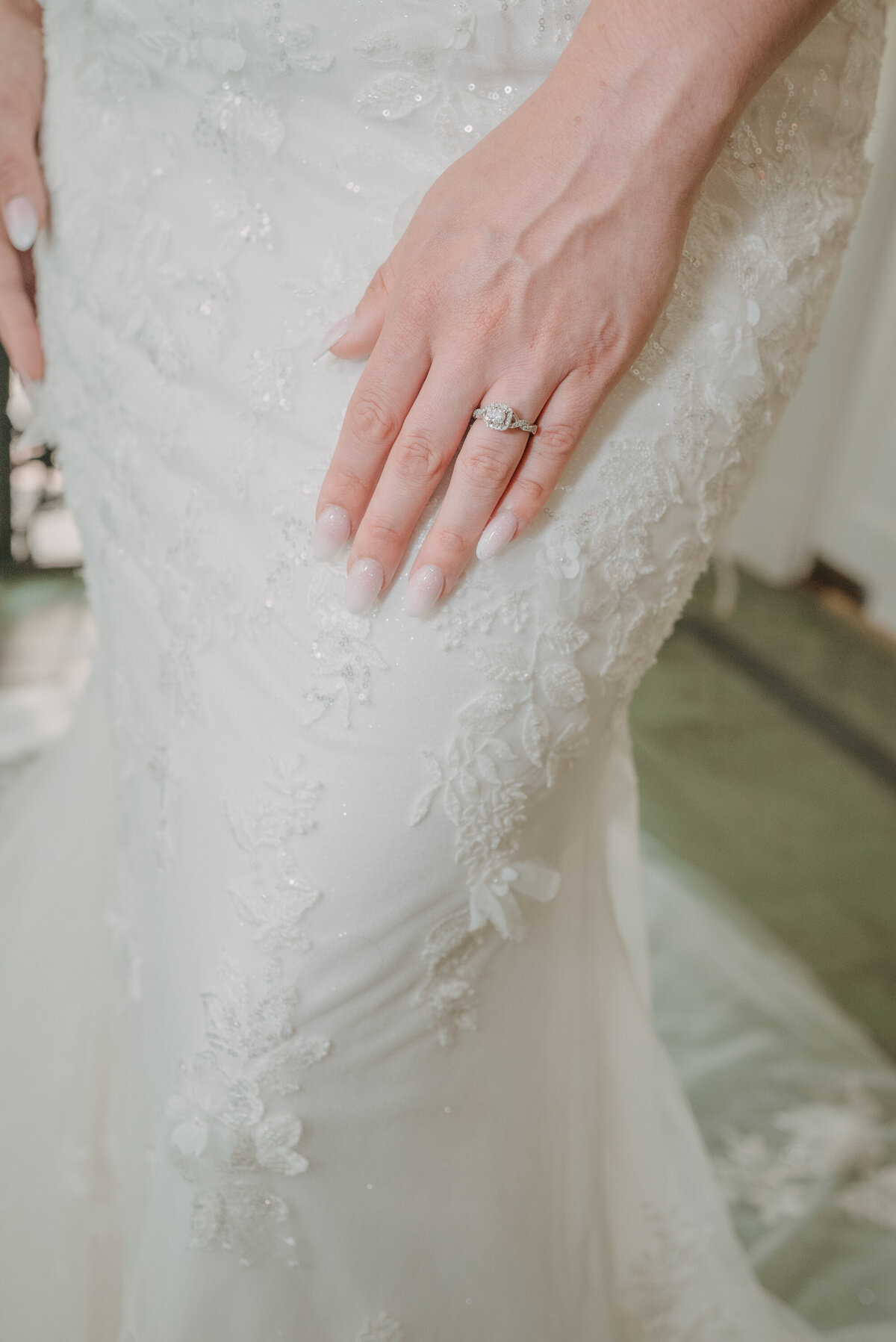 Detail ring and dress shot 