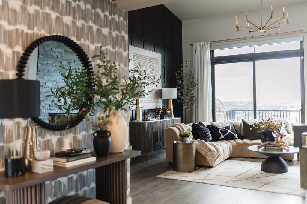 Heritage and Home-interior design-console styling-entry styling