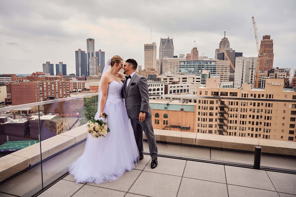 Downtown Detroit, Michigan Wedding_41