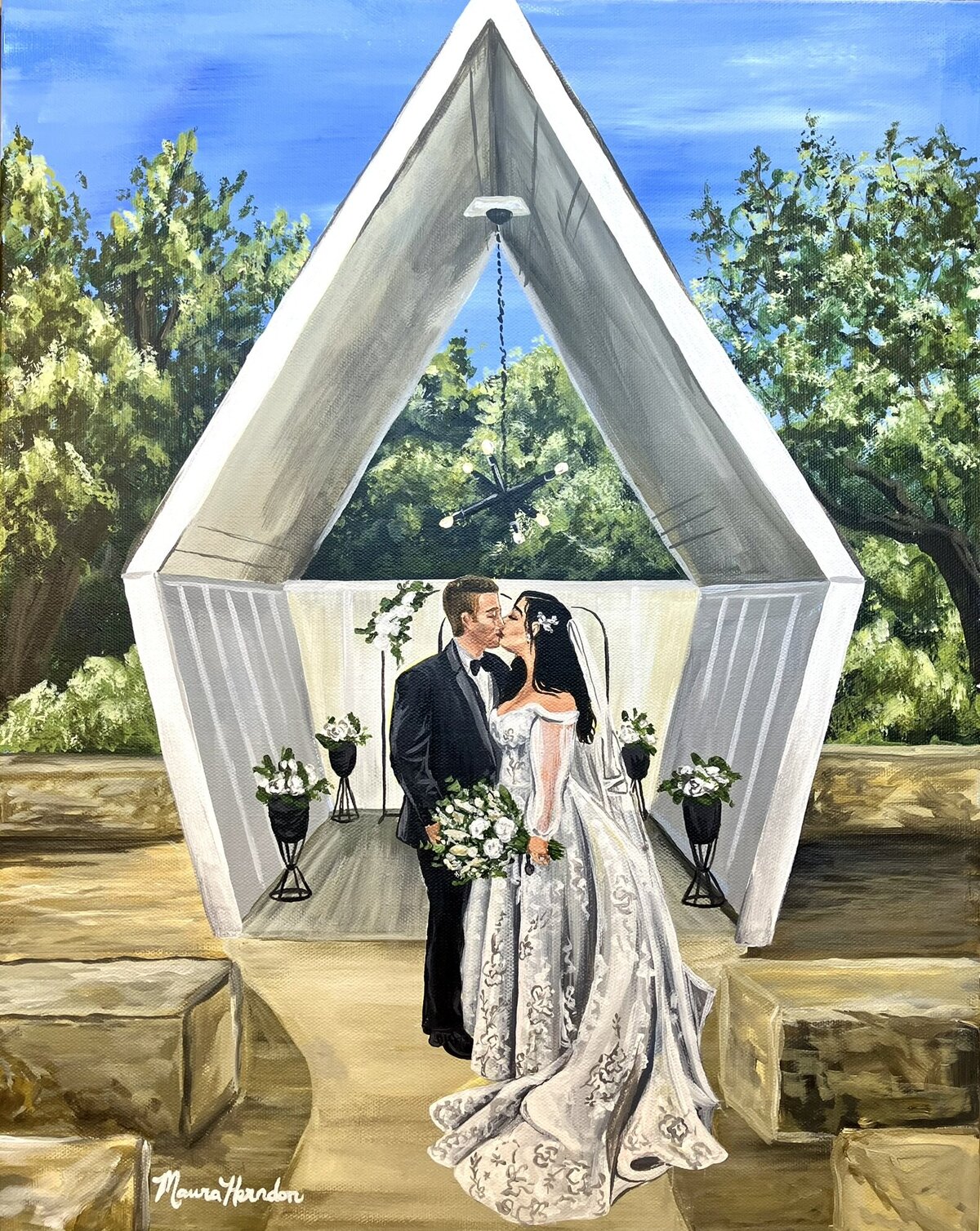 maura- hillcountry-wedding-painting