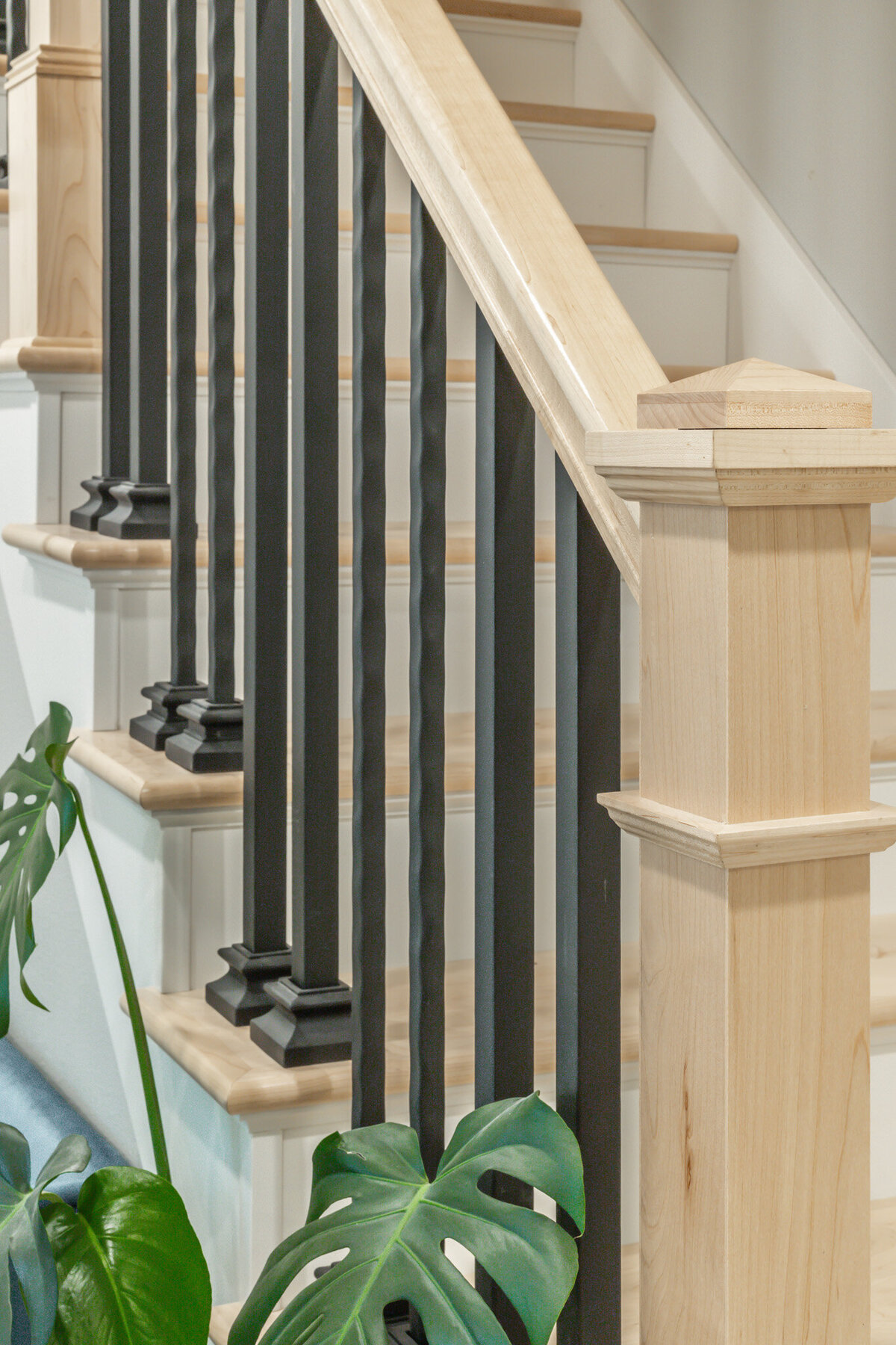Project blu home renovation staircase