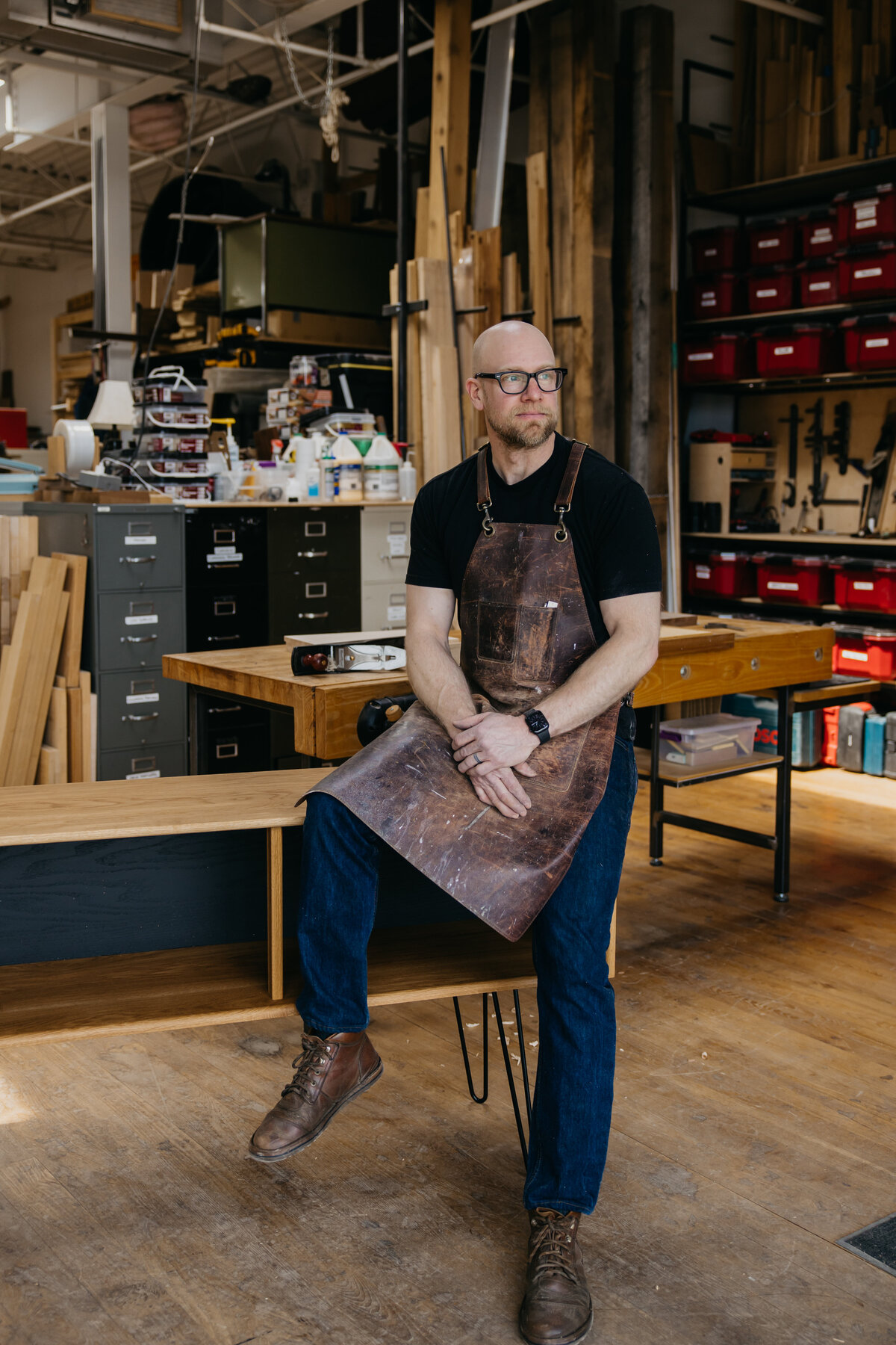 Nate Tickner Woodworking by Mycah Bain Photography-100