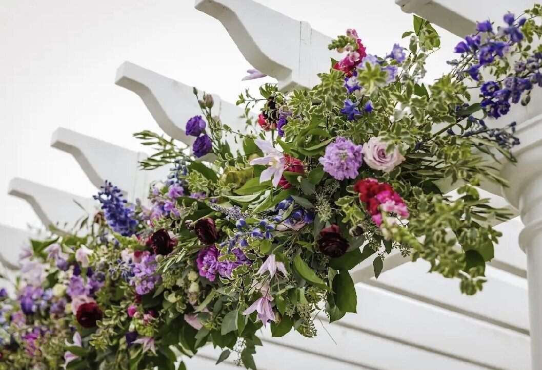 Purple Wedding Arch