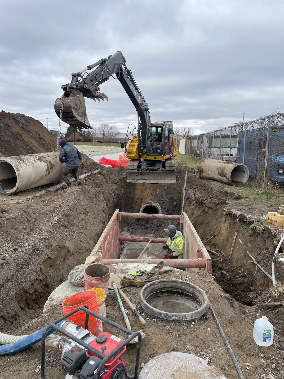 repairing-stormwater-utility-farmer-development-fowlerville-michigan