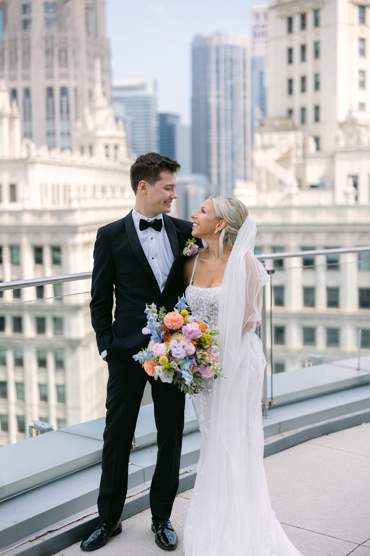 Chicago Theatre on the Lake Wedding Taylor & Eric-71