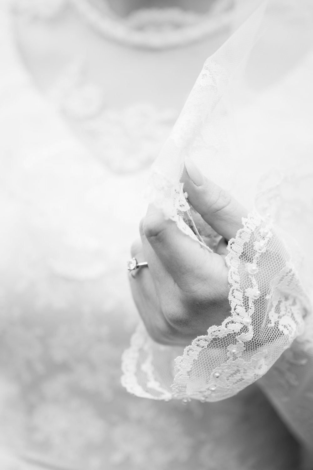 bridal lace details