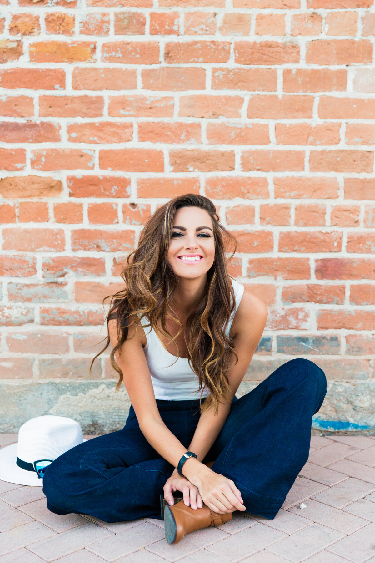 fashion portrait of woman in downtown Phoenix