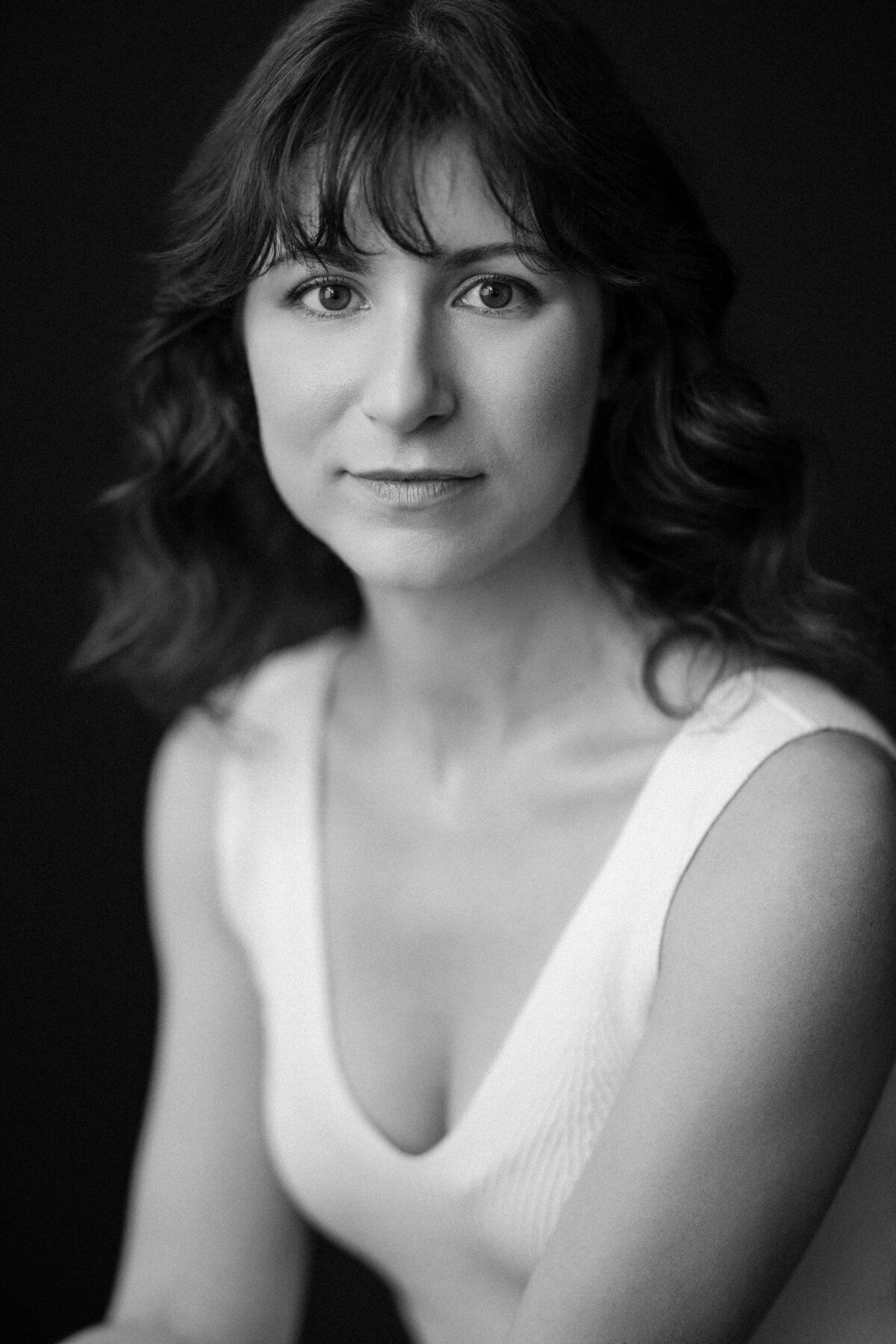 Dramatic headshots for performers NYC