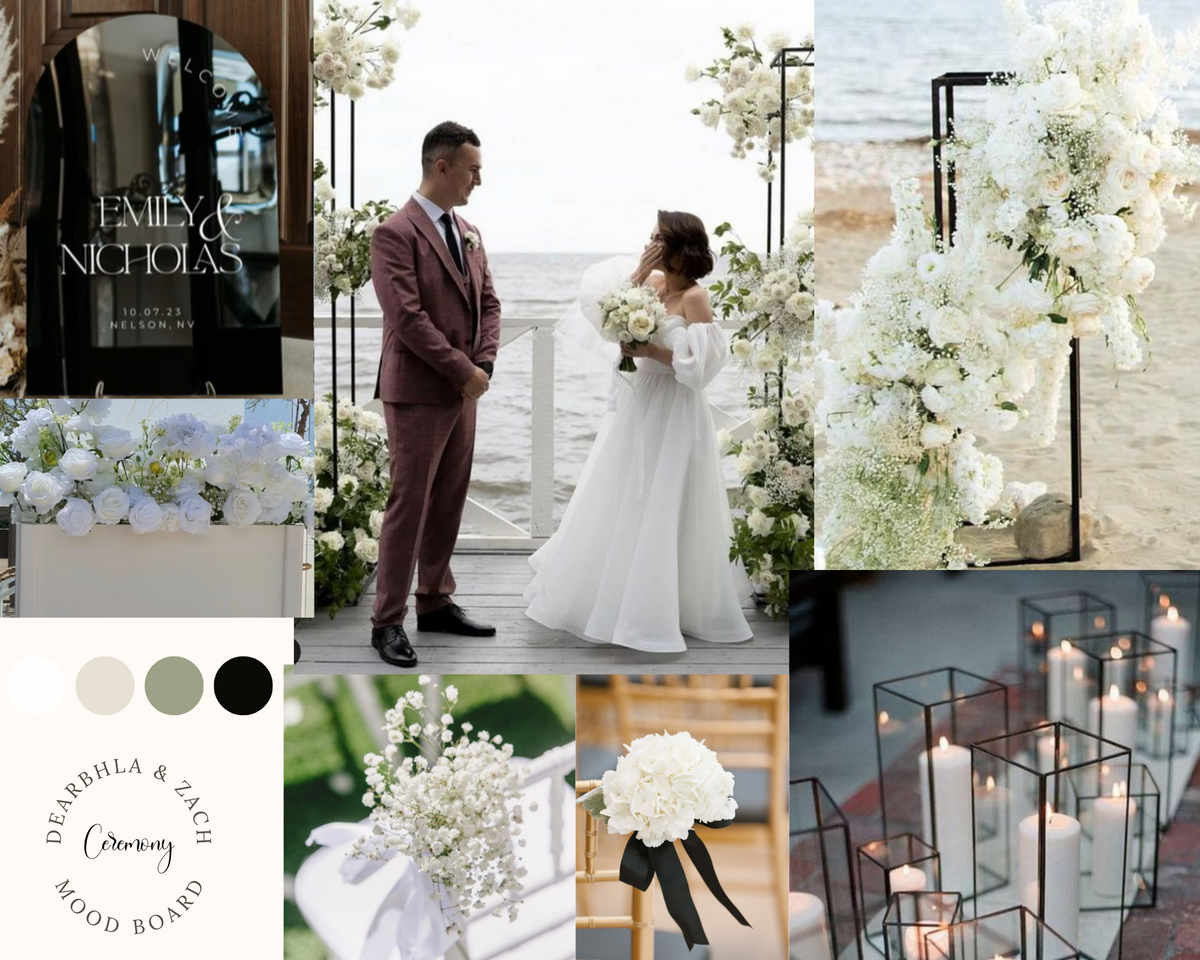 Dearbhla & Zach Ceremony Moodboard 