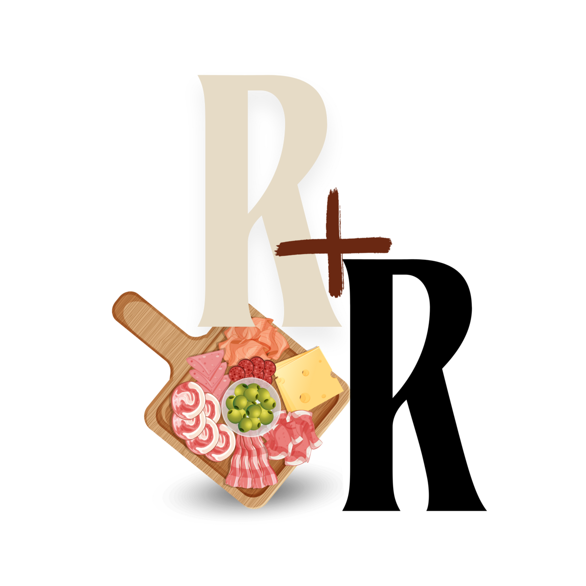 Roses + Rations Color Logo Mark