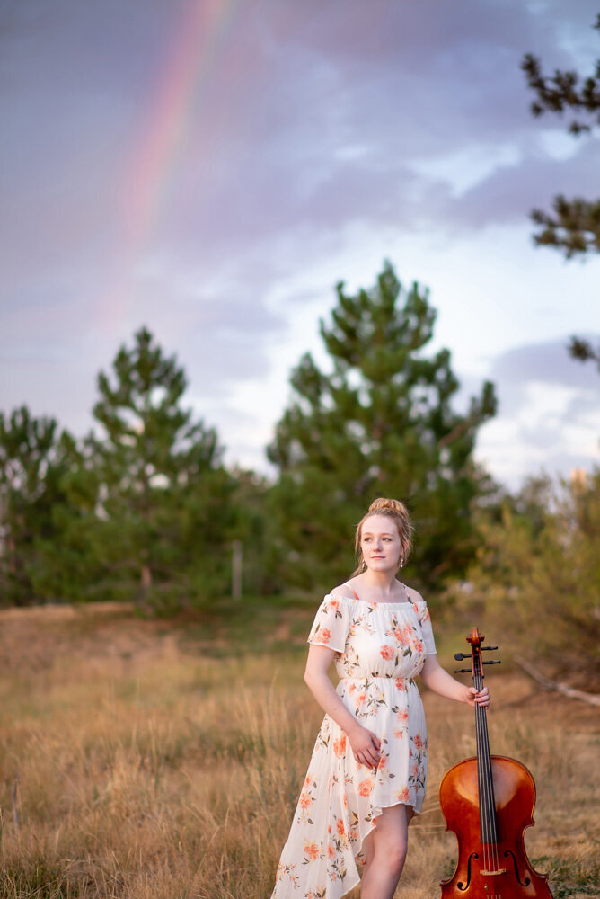 high-school-senior-girl-rainbow-violin-colorado