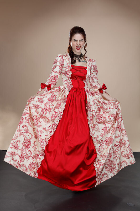 Vampire-Gothic-Victorian-Red-Dress-Woman
