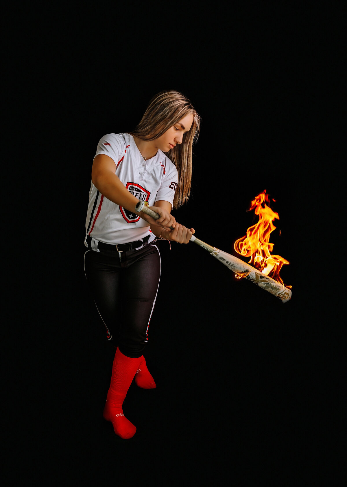 senior softball photo