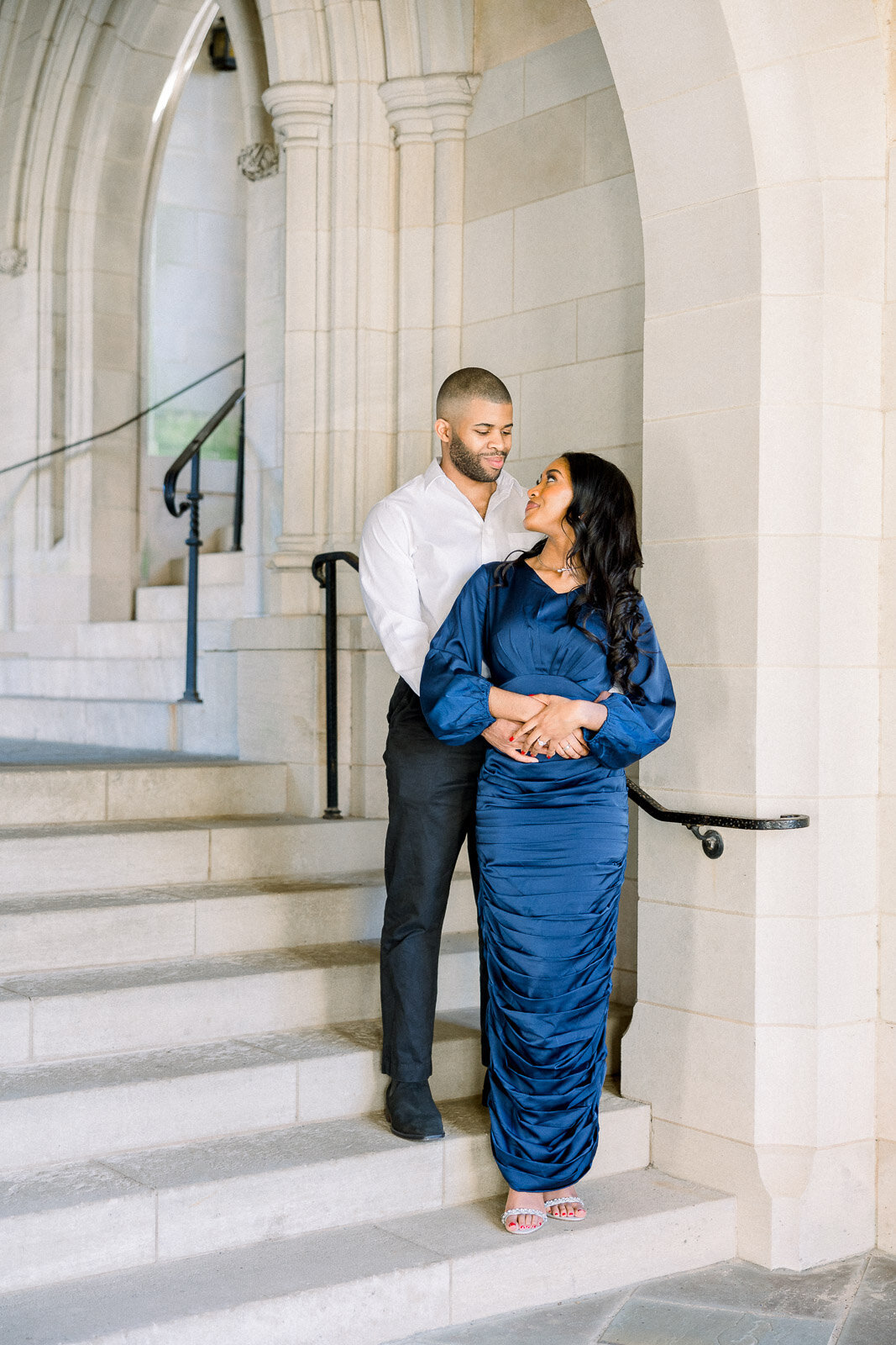 Engagement Session at the National Cathedral by Get Ready Photo-6