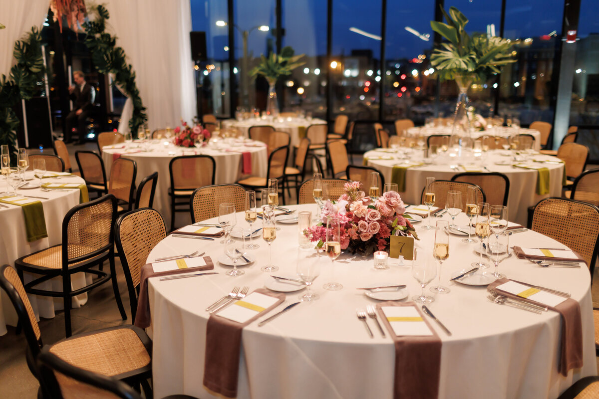 bold color block wedding gather at deer district milwaukee -63