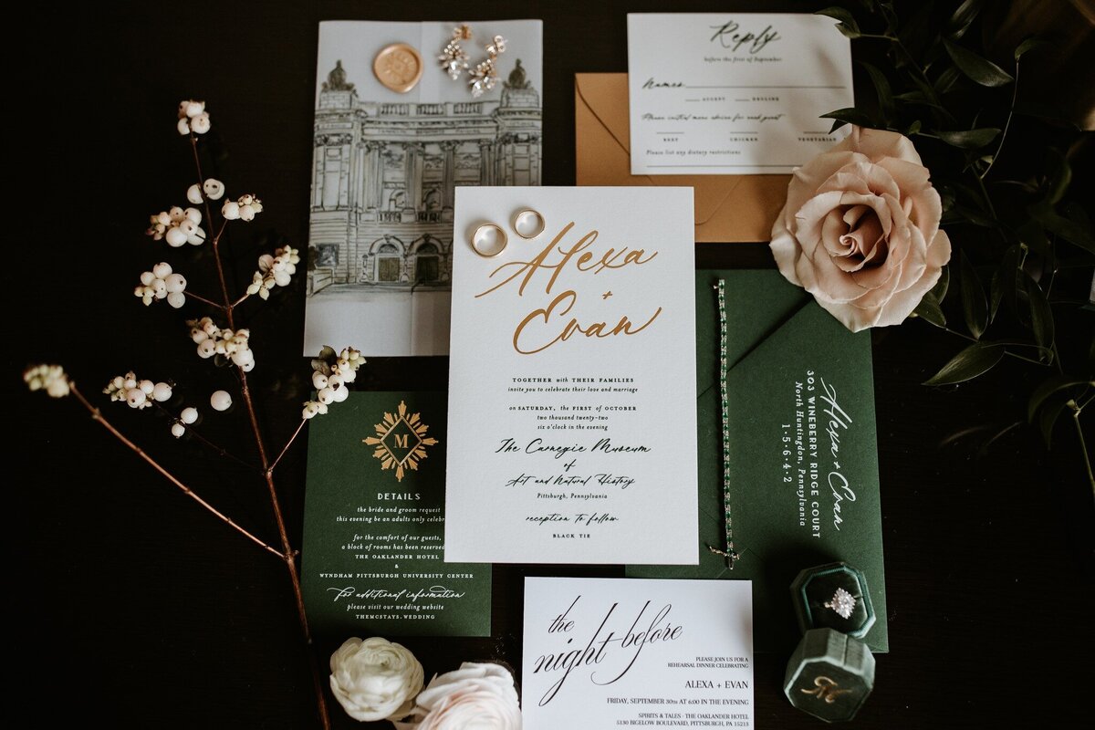 Pittsburgh Wedding Invitations