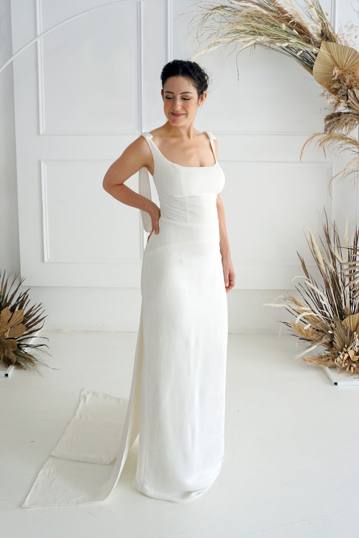 jealine-floral-crepe-jacquard-wedding-dress-edith-elan-ethical-bridal-charleston-sc-37