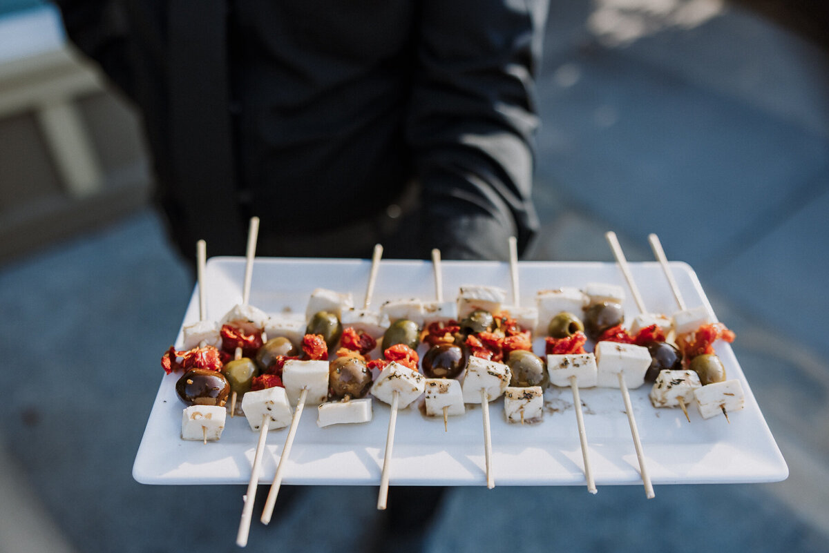 appetizers ponte winery wedding temecula